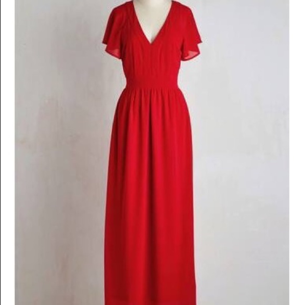 Full Length Red Dress